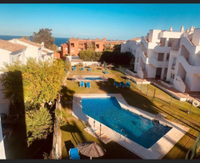 Fabulous Apartment Princesa Kristina sea views & pool views in Duquesa, Manilva, San Luis De Sabinillas